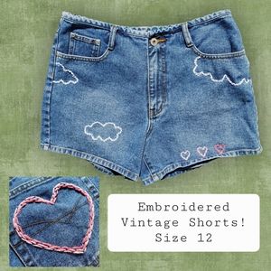 🌸 Vintage LA Blues Denim Shorts